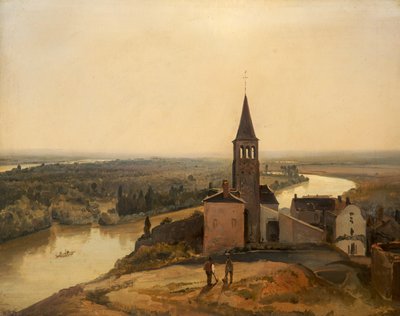 Near Rouen, 1817-28 by Richard Parkes Bonington